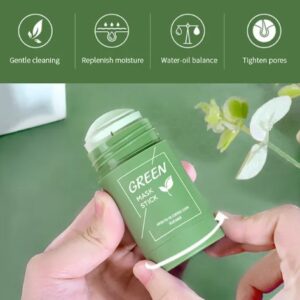 SEOMOU Hot Selling Facial Cleansing Clay Mask Green Tea Eggplant Cleansing Mask For Removal Blackheads green tea mask